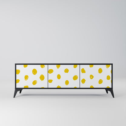 RADIANT REVERIE Mobile TV a 3 Ante in Finitura Nera