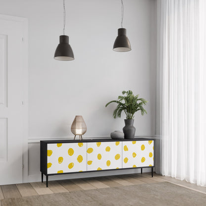 RADIANT REVERIE Mobile TV a 3 Ante in Finitura Nera