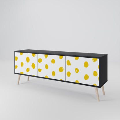 RADIANT REVERIE Mobile TV a 3 Ante in Finitura Nera