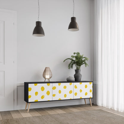 RADIANT REVERIE Mobile TV a 3 Ante in Finitura Nera