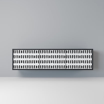 NIGHTY MELODIES Mobile TV a 3 Ante in Finitura Nera