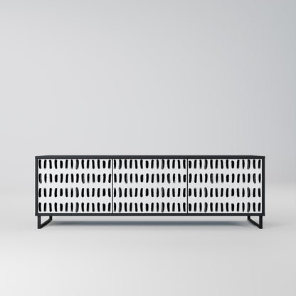 NIGHTY MELODIES Mobile TV a 3 Ante in Finitura Nera