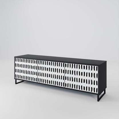 NIGHTY MELODIES Mobile TV a 3 Ante in Finitura Nera