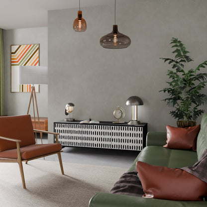 NIGHTY MELODIES Mobile TV a 3 Ante in Finitura Nera