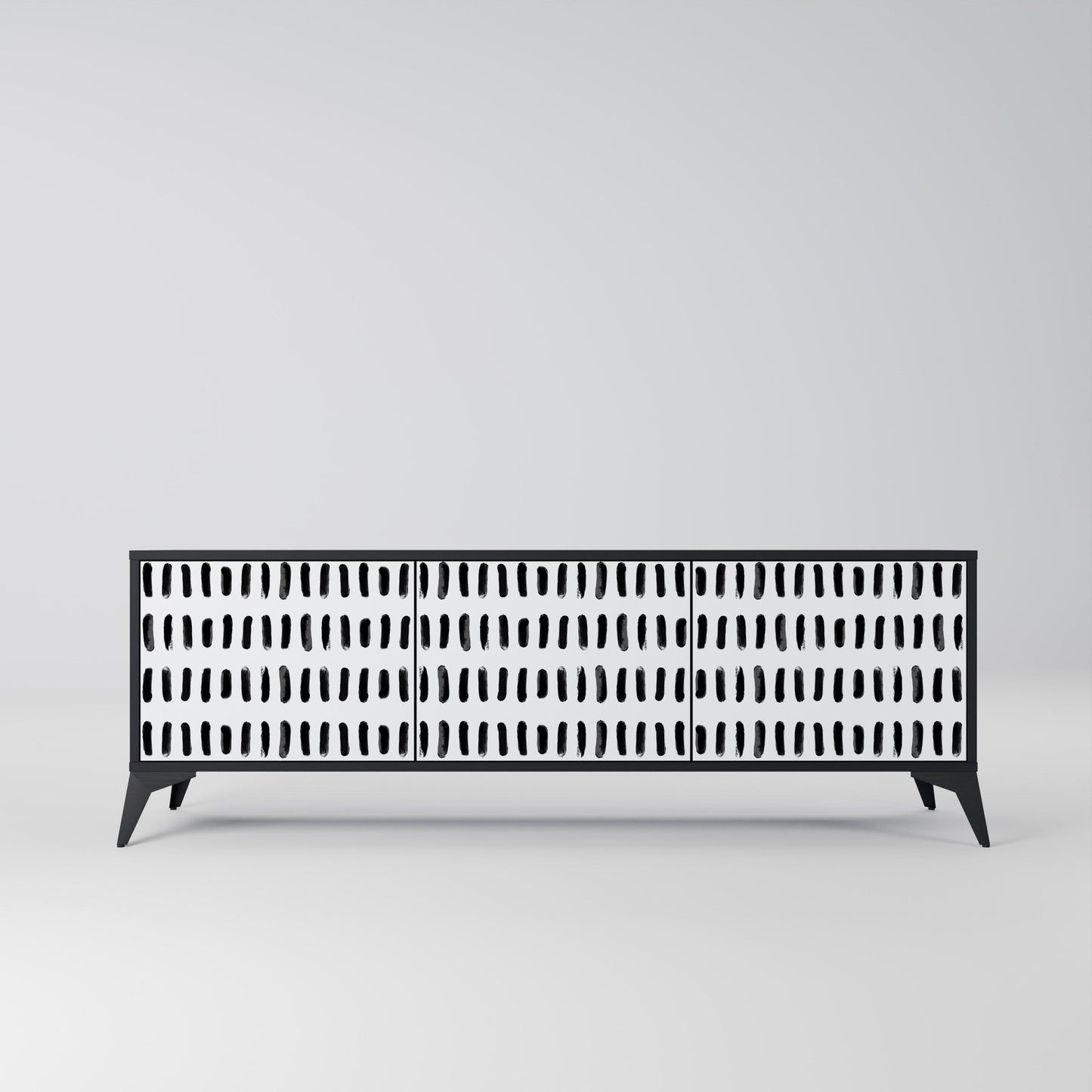 NIGHTY MELODIES Mobile TV a 3 Ante in Finitura Nera