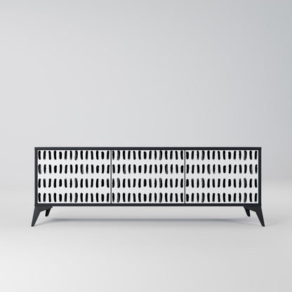 NIGHTY MELODIES Mobile TV a 3 Ante in Finitura Nera