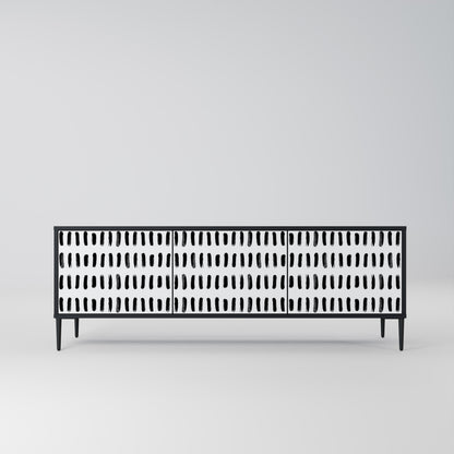 NIGHTY MELODIES Mobile TV a 3 Ante in Finitura Nera