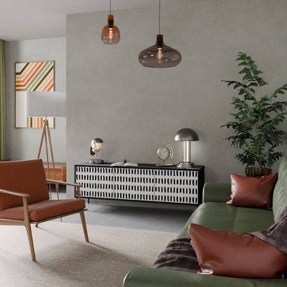 NIGHTY MELODIES Mobile TV a 3 Ante in Finitura Nera