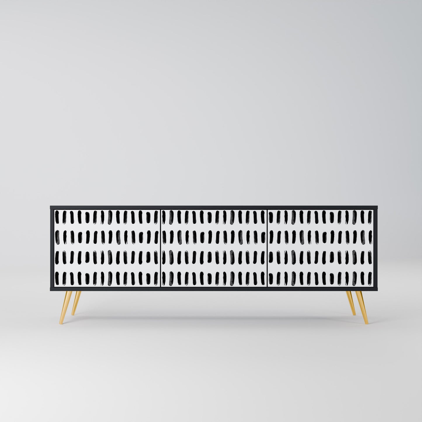 NIGHTY MELODIES Mobile TV a 3 Ante in Finitura Nera