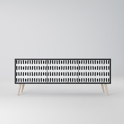 NIGHTY MELODIES Mobile TV a 3 Ante in Finitura Nera