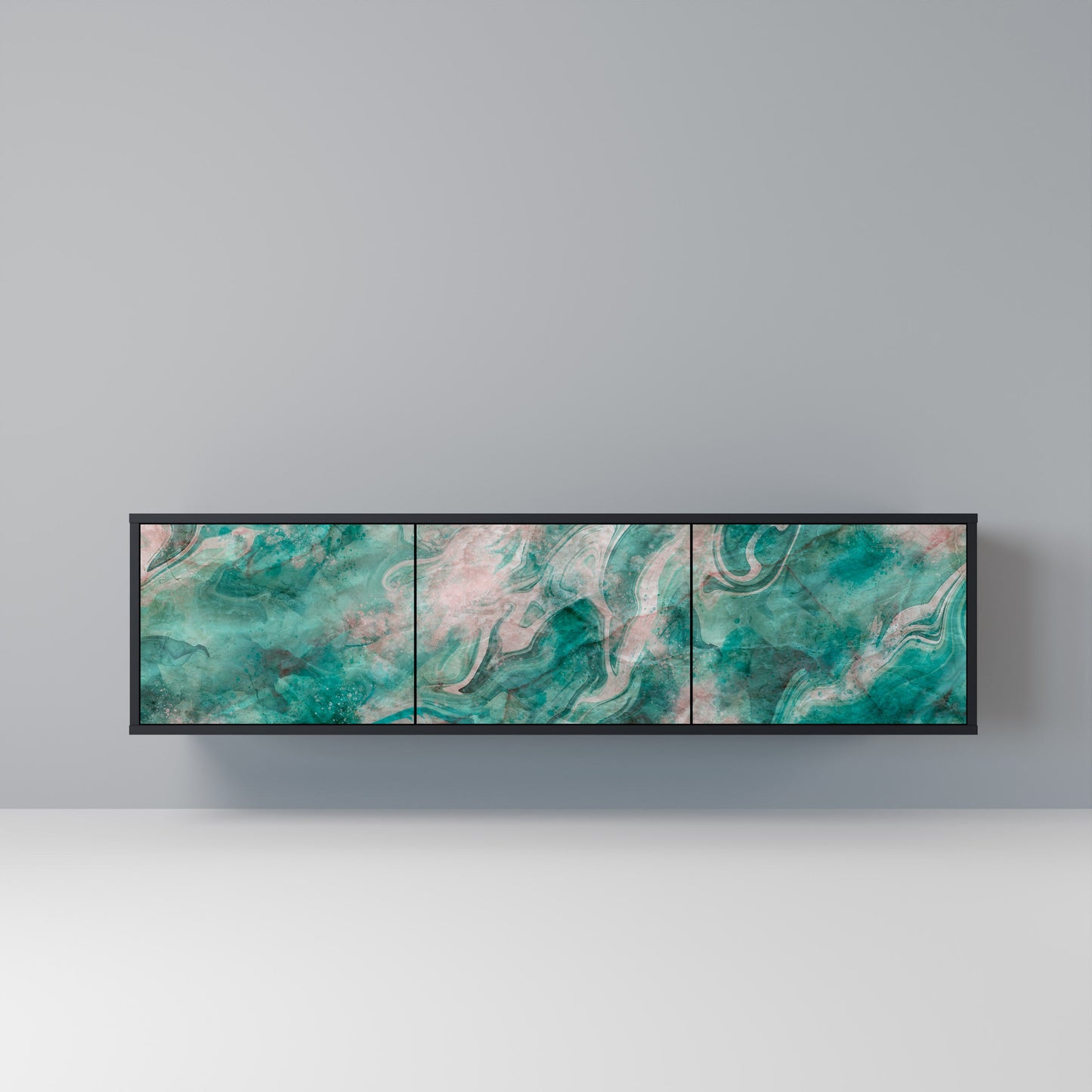 ABSTRACT ALCHEMY Mobile TV a 3 Ante in Finitura Nera