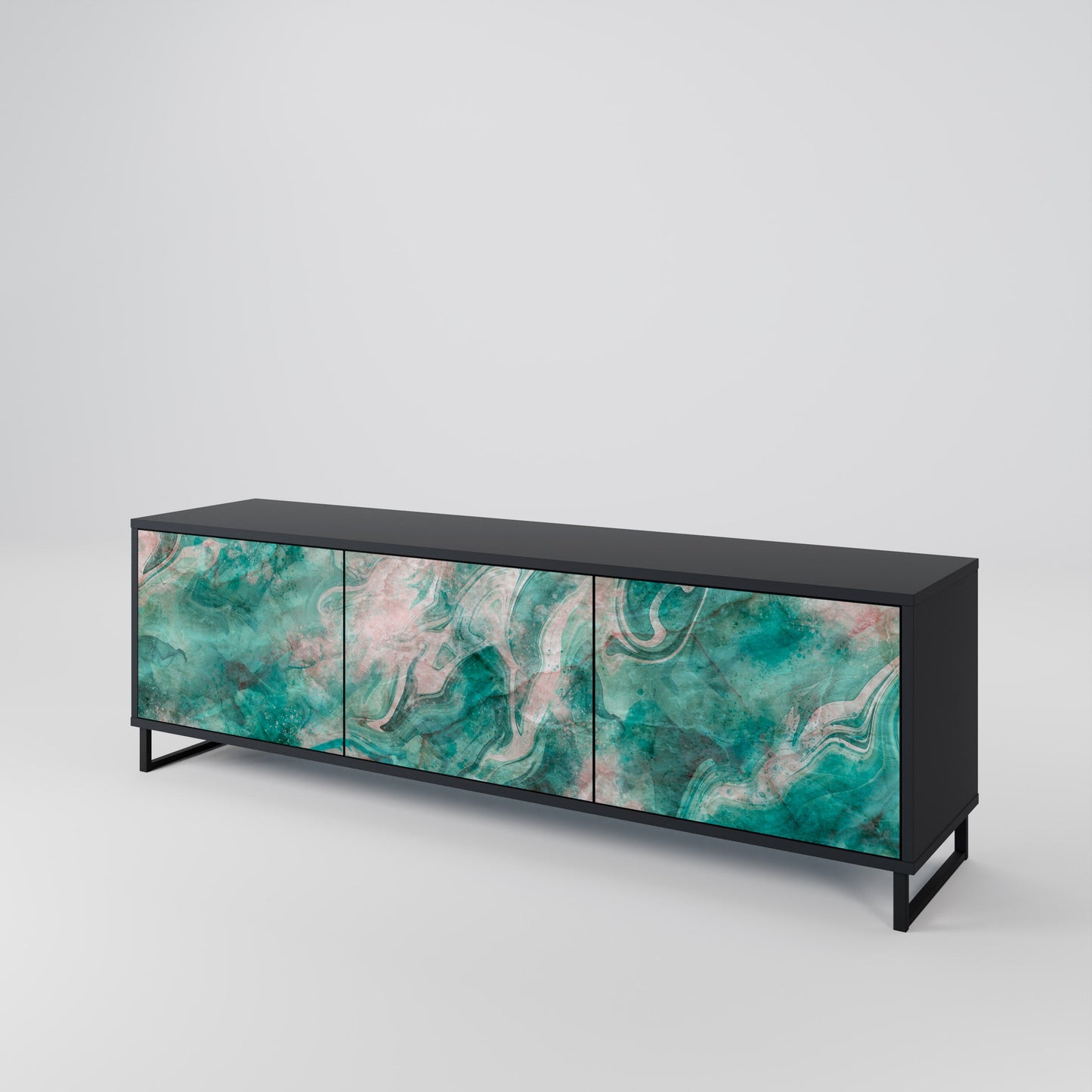 ABSTRACT ALCHEMY Mobile TV a 3 Ante in Finitura Nera