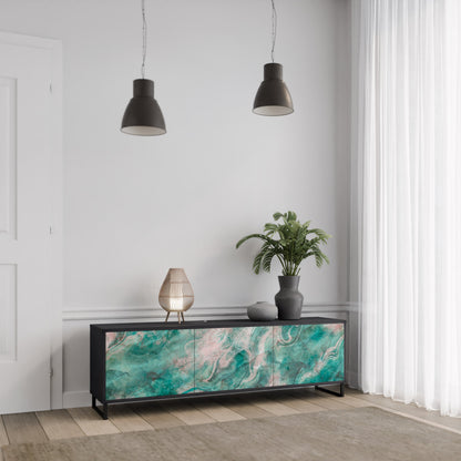 ABSTRACT ALCHEMY Mobile TV a 3 Ante in Finitura Nera