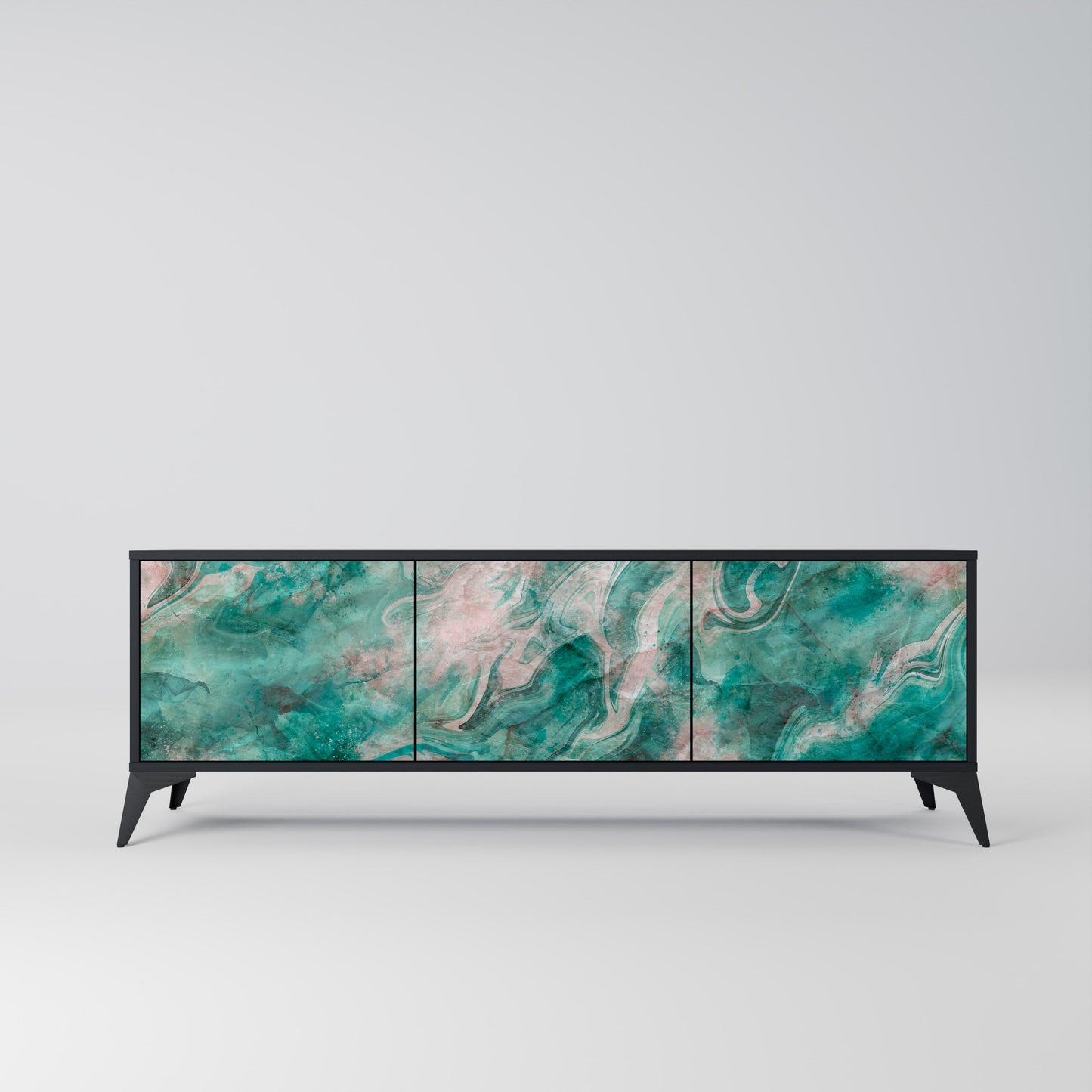 ABSTRACT ALCHEMY Mobile TV a 3 Ante in Finitura Nera