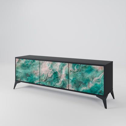 ABSTRACT ALCHEMY Mobile TV a 3 Ante in Finitura Nera