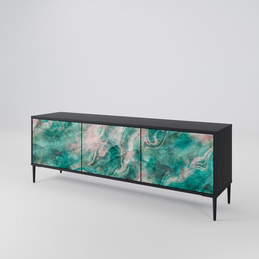 ABSTRACT ALCHEMY Mobile TV a 3 Ante in Finitura Nera