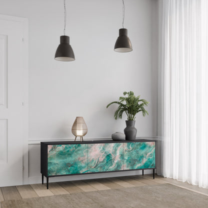 ABSTRACT ALCHEMY Mobile TV a 3 Ante in Finitura Nera