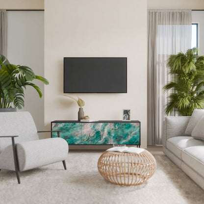 ABSTRACT ALCHEMY Mobile TV a 3 Ante in Finitura Nera