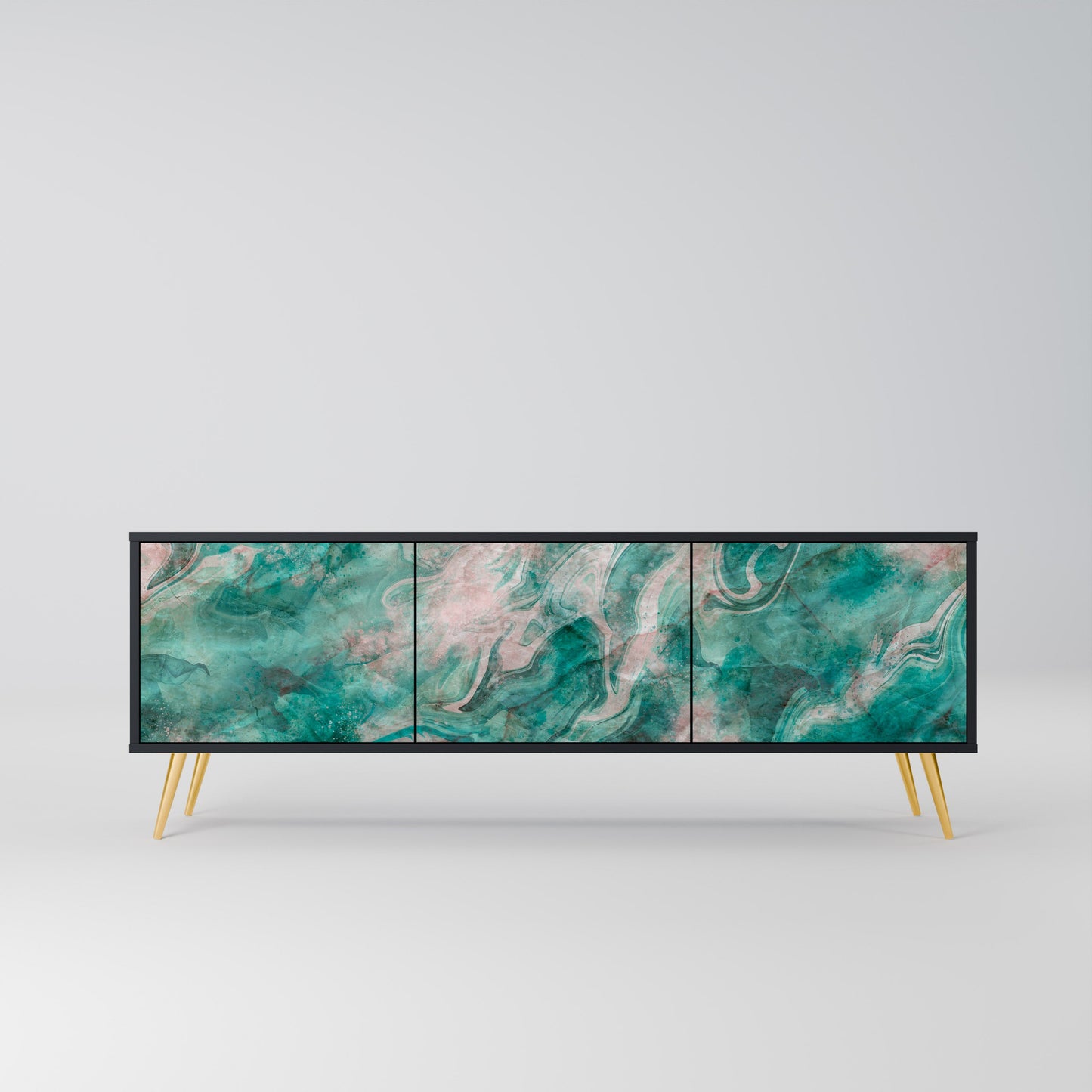 ABSTRACT ALCHEMY Mobile TV a 3 Ante in Finitura Nera