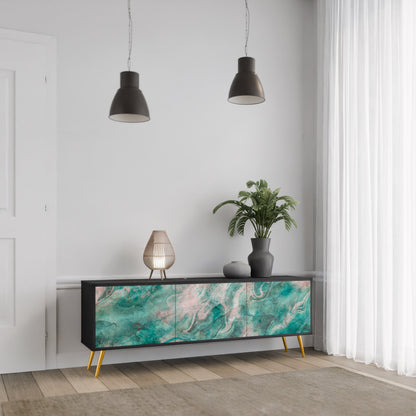 ABSTRACT ALCHEMY Mobile TV a 3 Ante in Finitura Nera