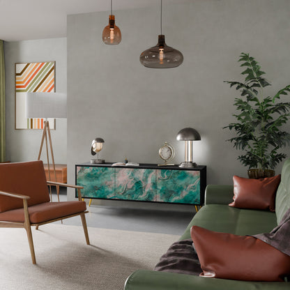 ABSTRACT ALCHEMY Mobile TV a 3 Ante in Finitura Nera