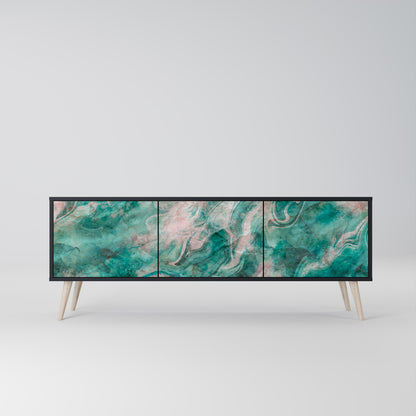 ABSTRACT ALCHEMY Mobile TV a 3 Ante in Finitura Nera