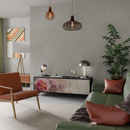 PEONY WHISPER Mobile TV a 3 Ante in Finitura Nera