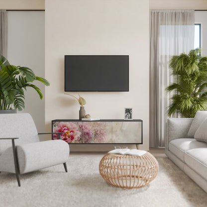 PEONY WHISPER Mobile TV a 3 Ante in Finitura Nera