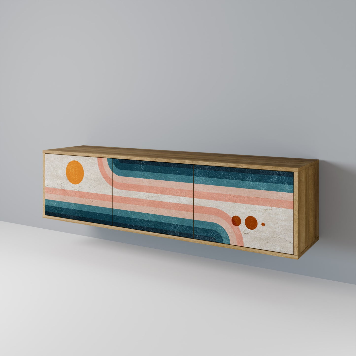 TWO HALVES Mobile TV a 3 Ante in Effetto Rovere