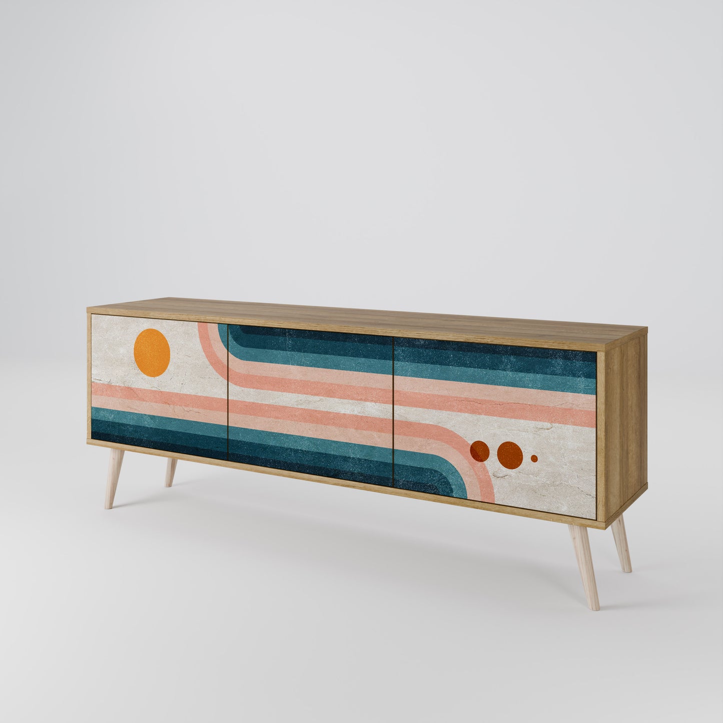 TWO HALVES Mobile TV a 3 Ante in Effetto Rovere