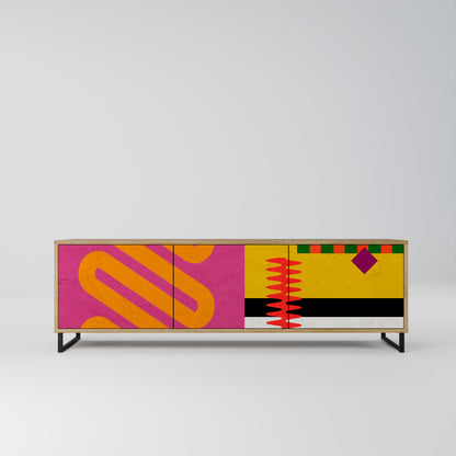 VIVID ART Mobile TV a 3 Ante in Effetto Rovere