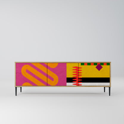 VIVID ART Mobile TV a 3 Ante in Effetto Rovere