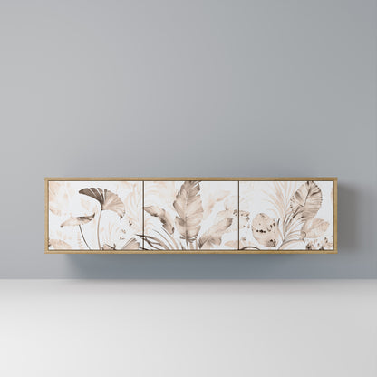 WILD TENDERNESS 3-Door TV Stand in Oak Effect