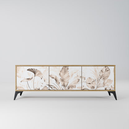 WILD TENDERNESS 3-Door TV Stand in Oak Effect