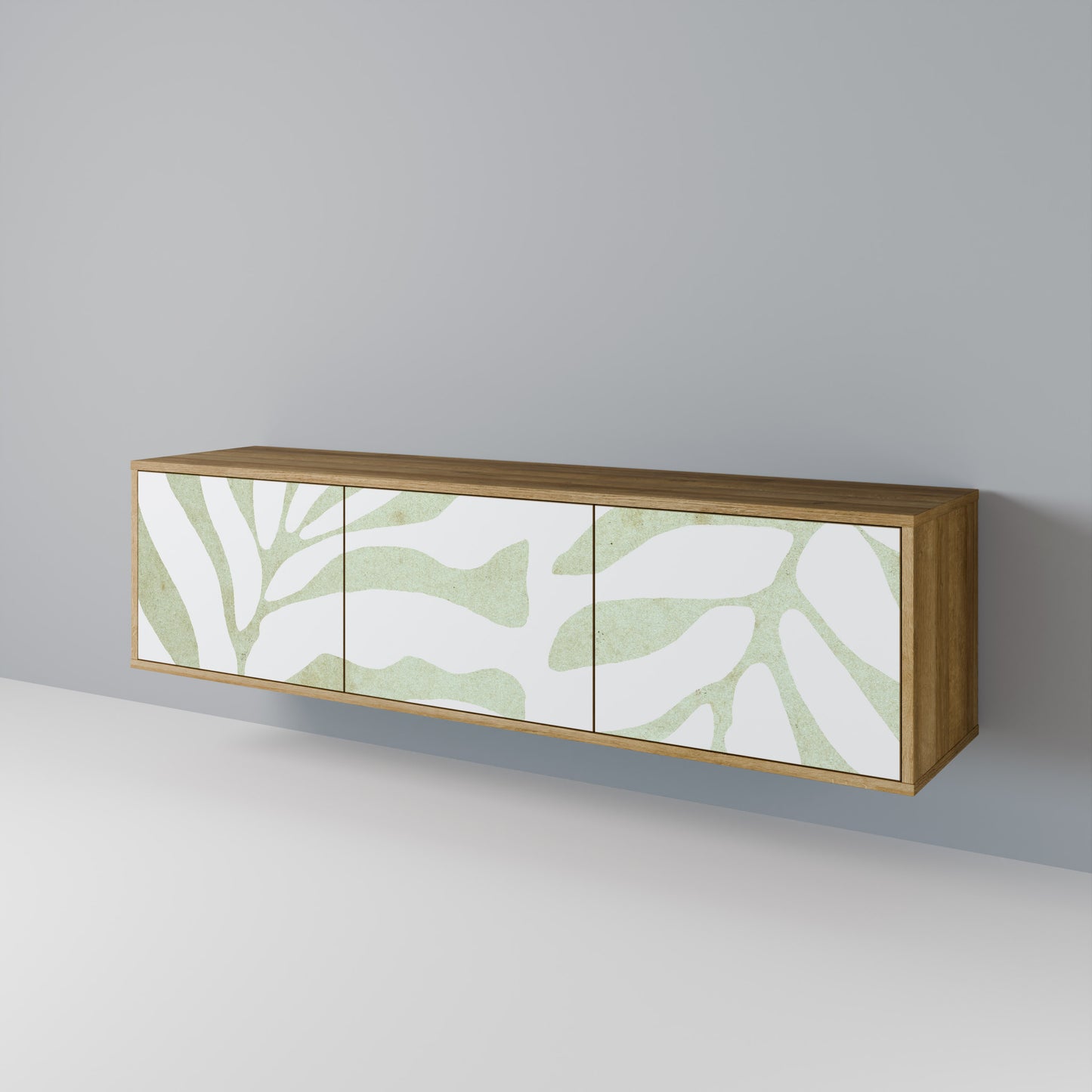 BOTANICAL SPARK Mobile TV a 3 Ante in Effetto Rovere