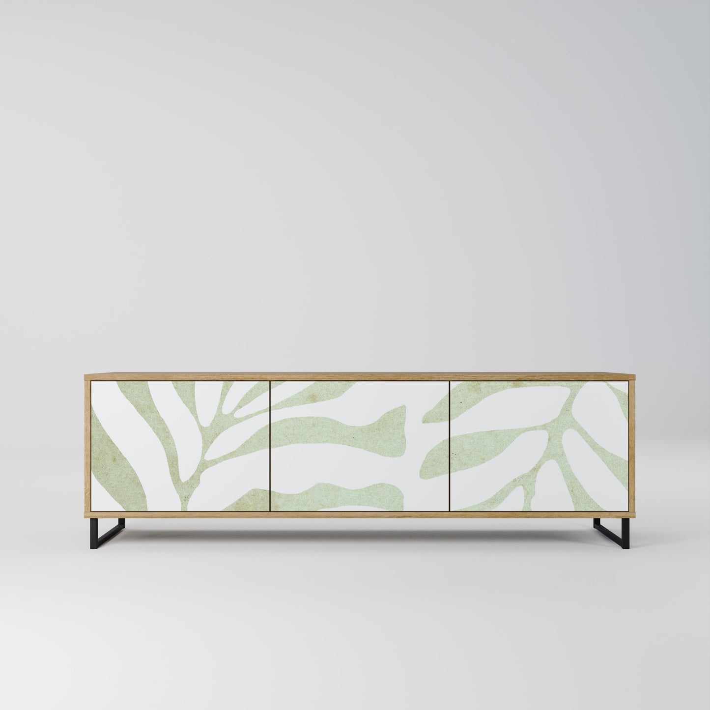 BOTANICAL SPARK Mobile TV a 3 Ante in Effetto Rovere