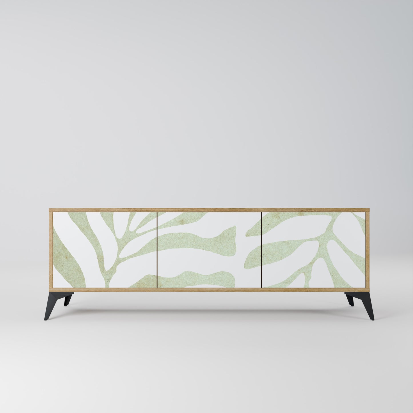 BOTANICAL SPARK Mobile TV a 3 Ante in Effetto Rovere