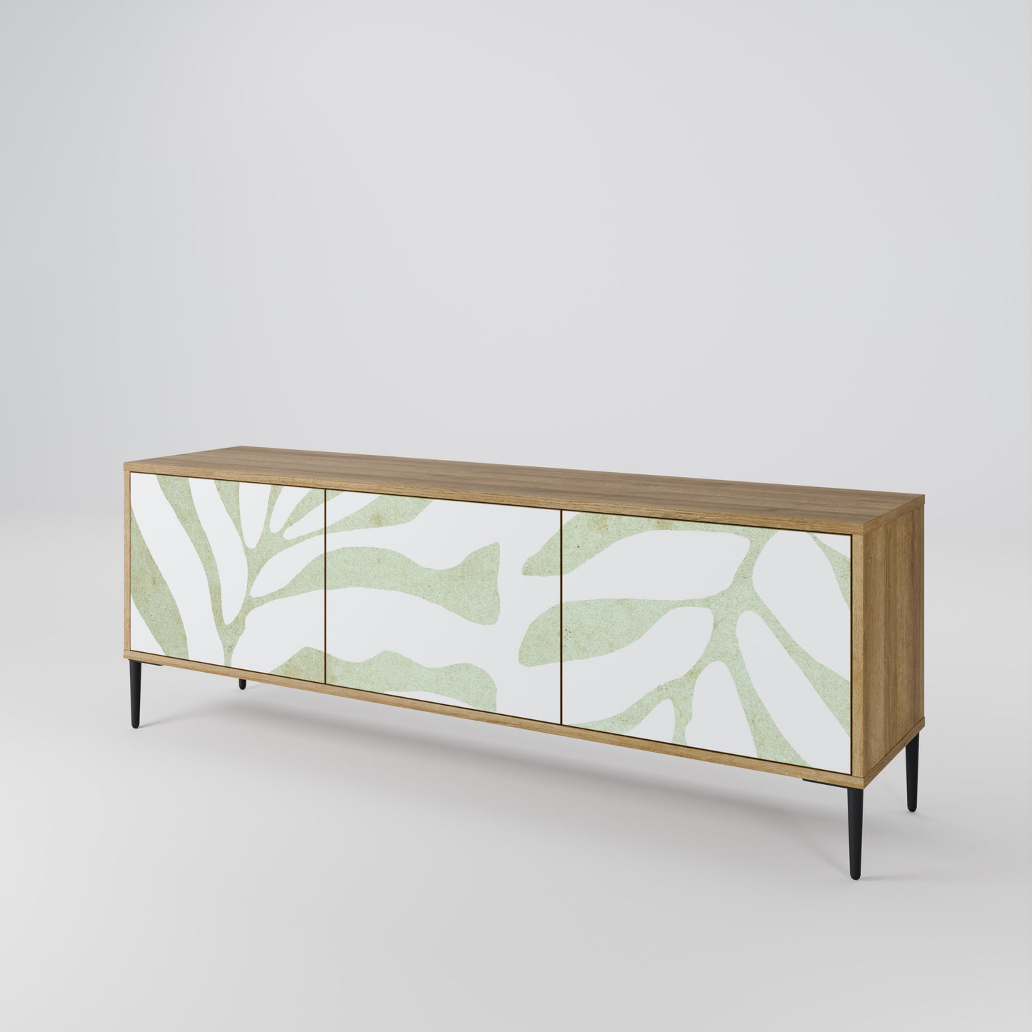 BOTANICAL SPARK Mobile TV a 3 Ante in Effetto Rovere