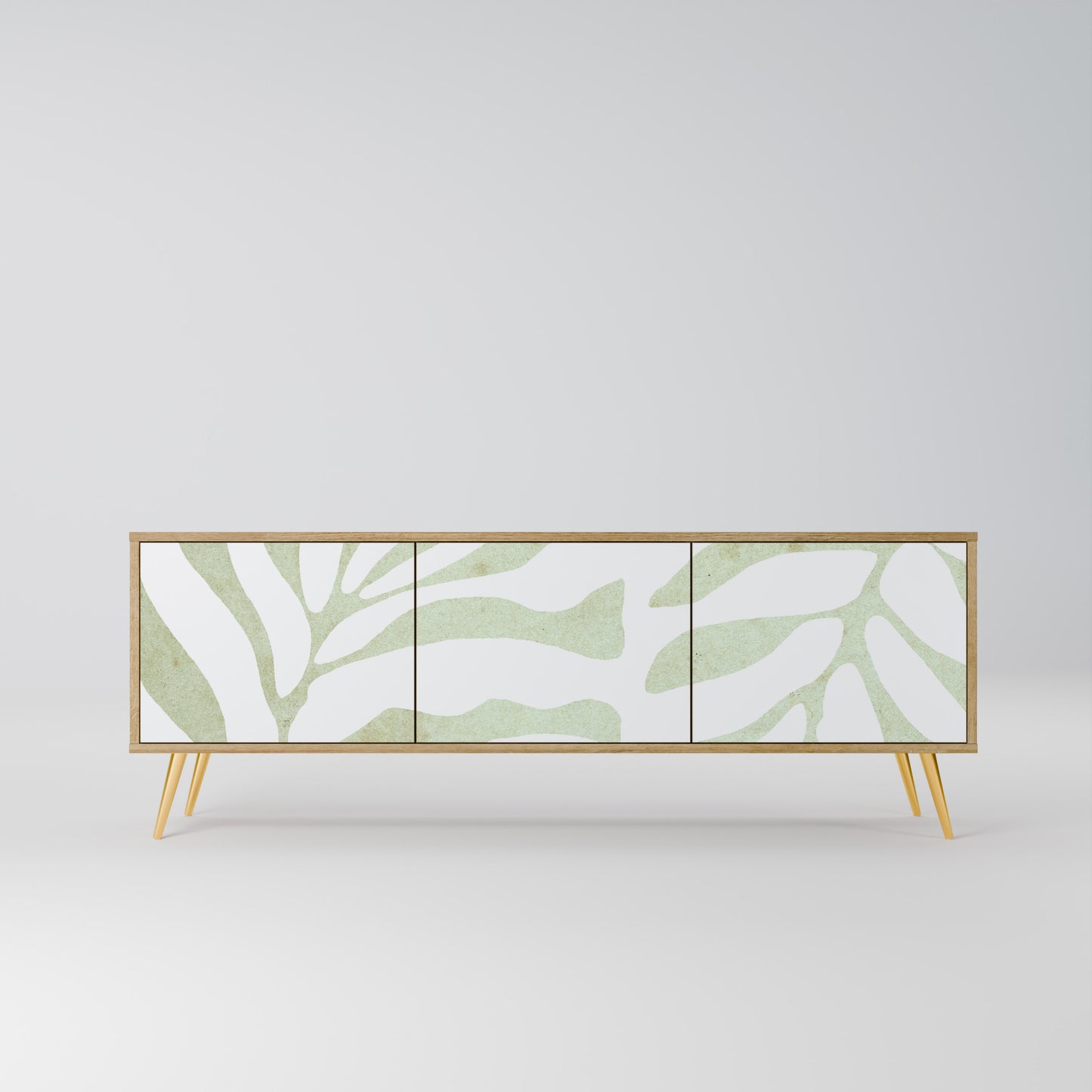 BOTANICAL SPARK Mobile TV a 3 Ante in Effetto Rovere