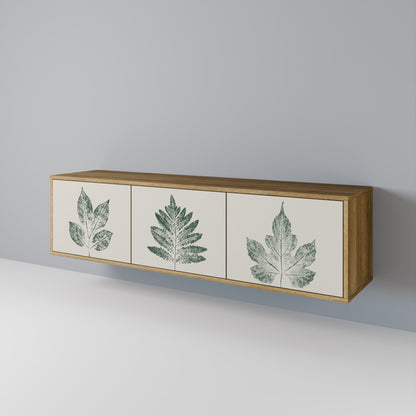 GREEN LEAFY STAMPS Mobile TV a 3 Ante in Effetto Rovere