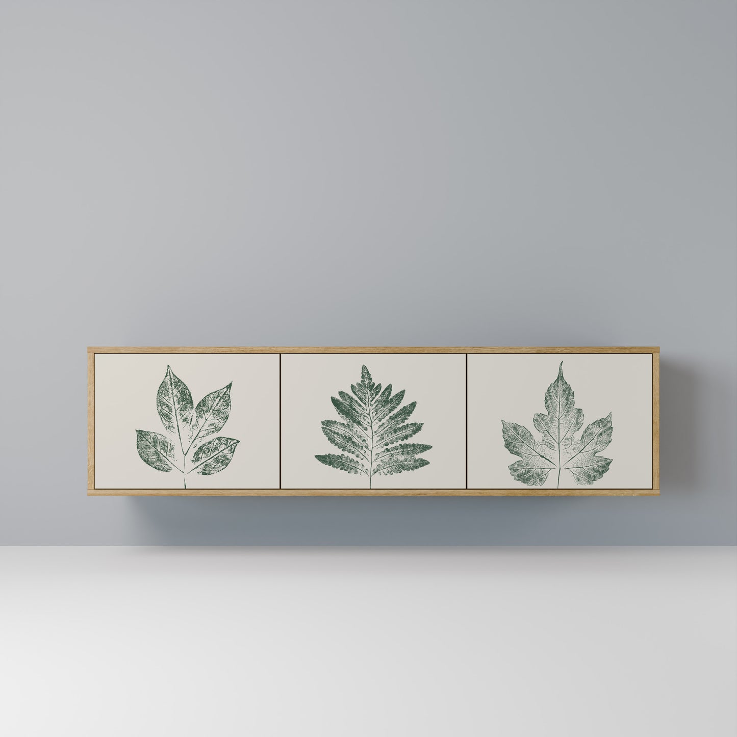GREEN LEAFY STAMPS Mobile TV a 3 Ante in Effetto Rovere