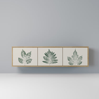 GREEN LEAFY STAMPS Mobile TV a 3 Ante in Effetto Rovere
