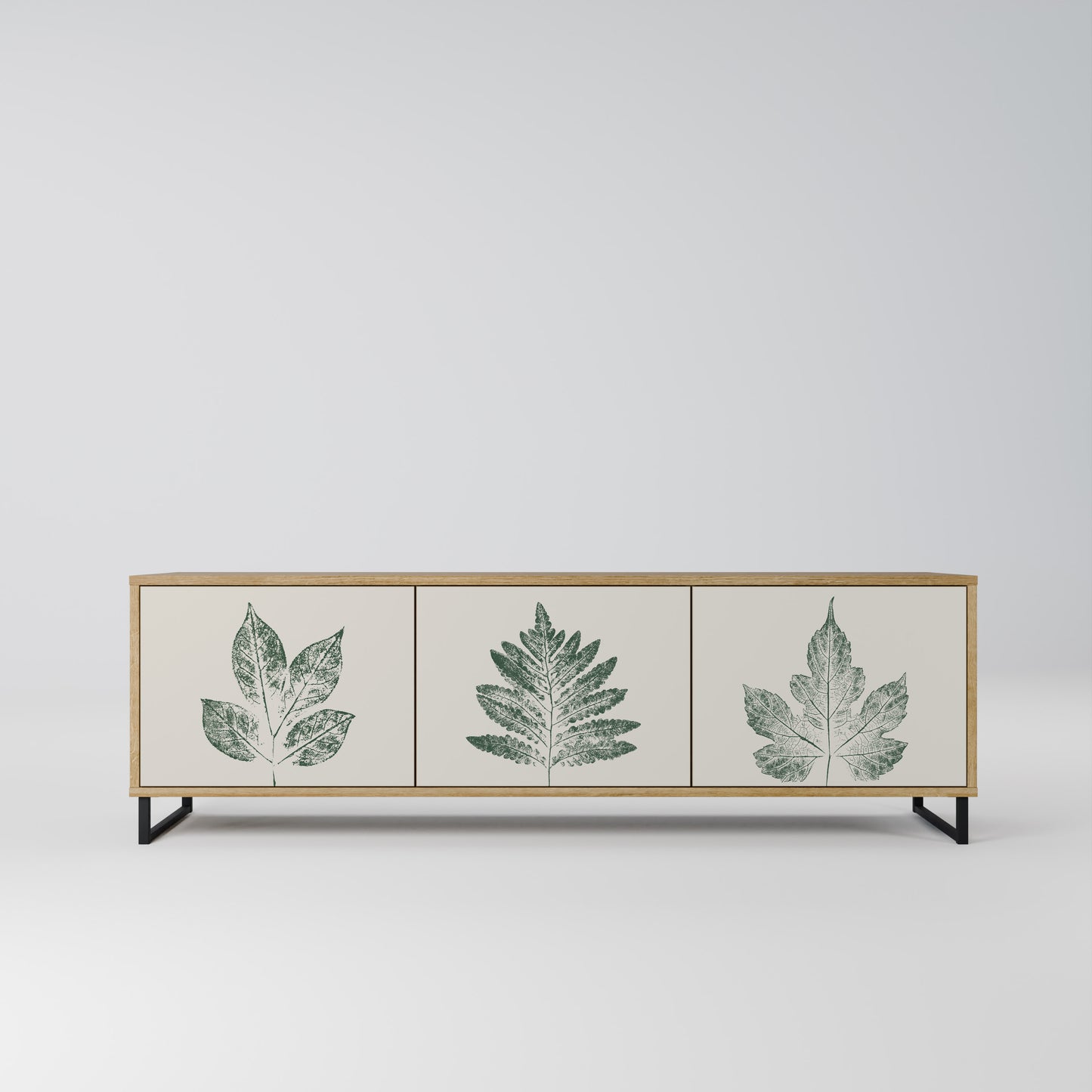 GREEN LEAFY STAMPS Mobile TV a 3 Ante in Effetto Rovere