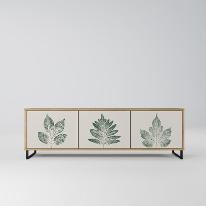 GREEN LEAFY STAMPS Mobile TV a 3 Ante in Effetto Rovere
