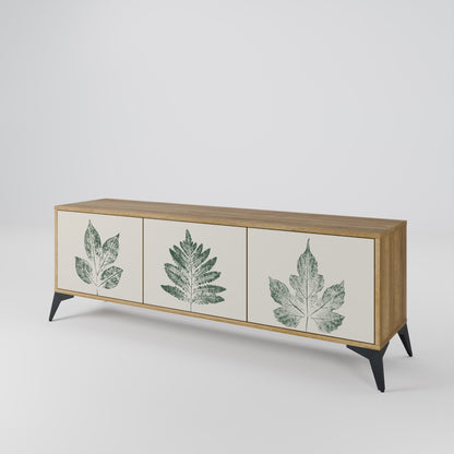 GREEN LEAFY STAMPS Mobile TV a 3 Ante in Effetto Rovere