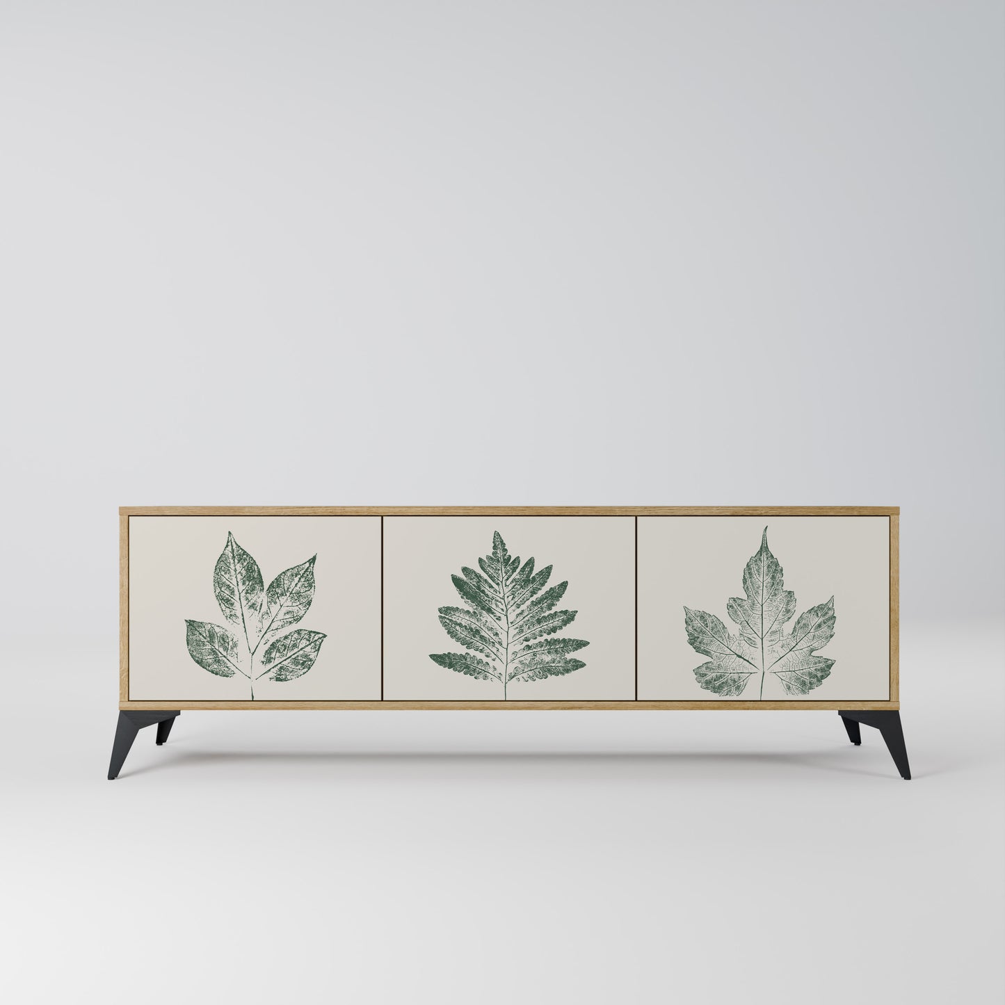 GREEN LEAFY STAMPS Mobile TV a 3 Ante in Effetto Rovere