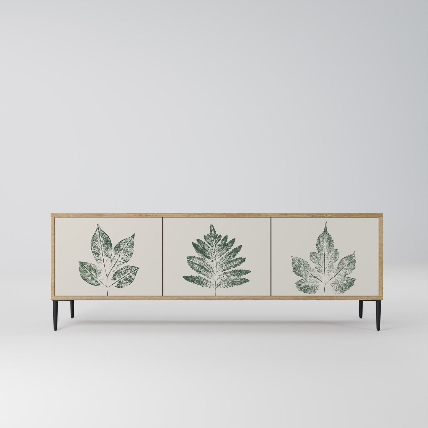GREEN LEAFY STAMPS Mobile TV a 3 Ante in Effetto Rovere