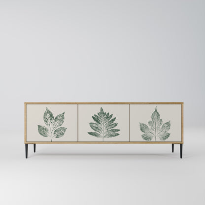 GREEN LEAFY STAMPS Mobile TV a 3 Ante in Effetto Rovere