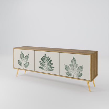 GREEN LEAFY STAMPS Mobile TV a 3 Ante in Effetto Rovere