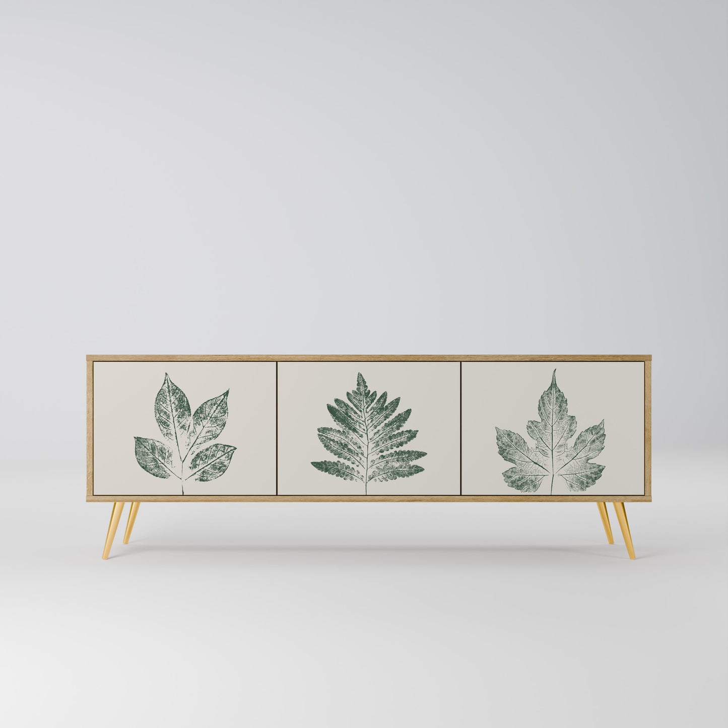 GREEN LEAFY STAMPS Mobile TV a 3 Ante in Effetto Rovere